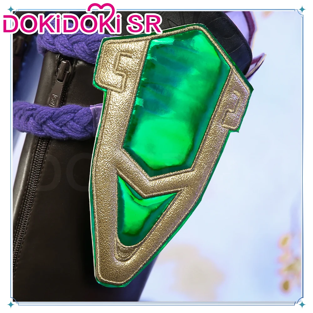 【Partially Ready For Ship】【Size S-2XL】DokiDoki-SR Game Genshin Impact  Cosplay Xiao Halloween Costume Men / Shoes - Image 9