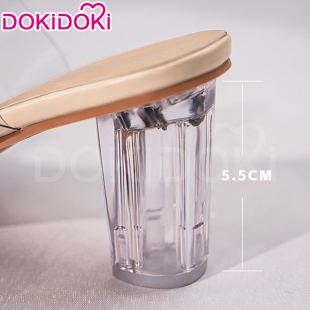 【5.5CM / 7CM / 9CM】DokiDoki Height Increasing Shoes Female Cosplay Flesh Color Shoes High-Heeled Transparent Shoes - Image 5
