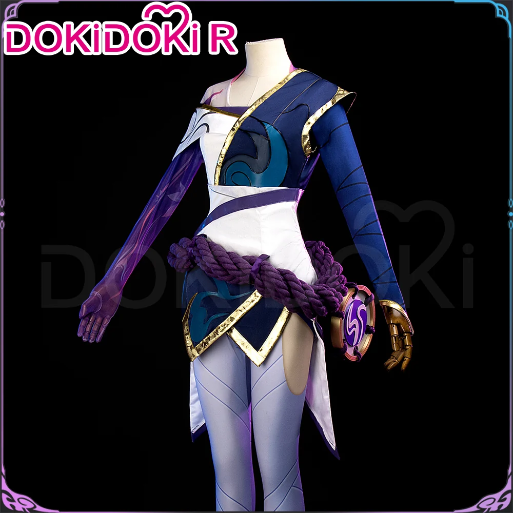 DokiDoki-R Game Cosplay Spirit Blossom Costume / Mask / Horn - Image 7