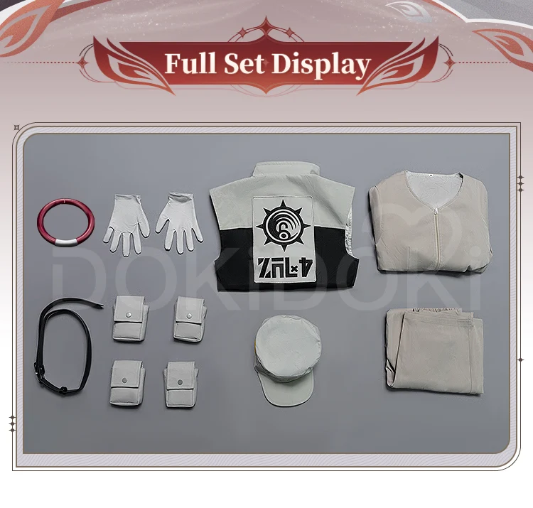 【Partially Ready For Ship】【Size S-2XL】DokiDoki-R Anime GACHIAKUTA Cosplay Gris Rubion / Follo Tunito / Tomme Mima Supporters Costume - Image 6