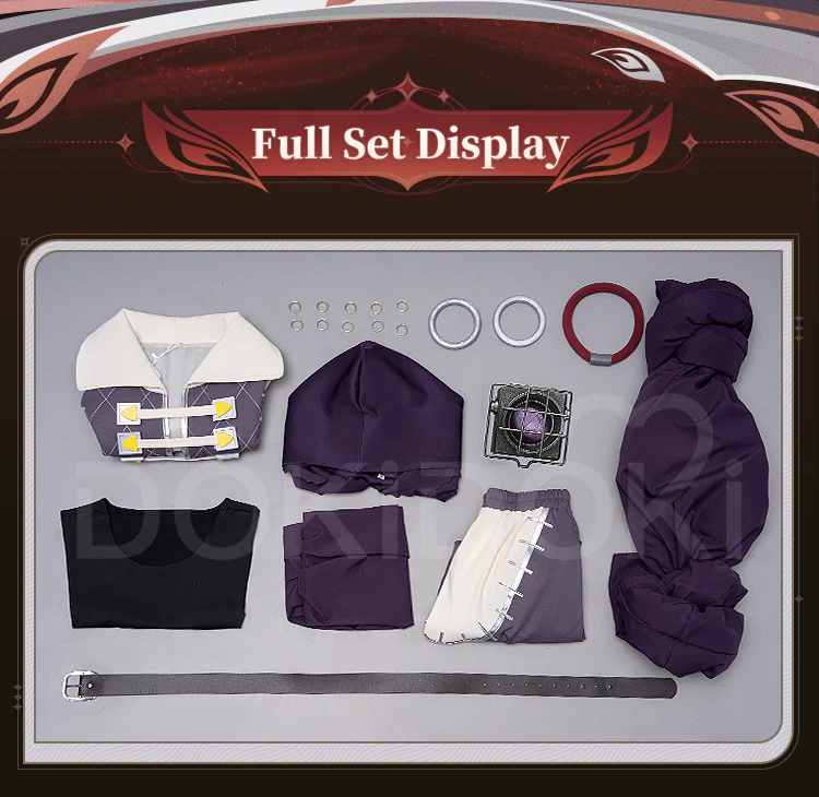 【Partially Ready For Ship】【Glowing】【Size S-2XL】DokiDoki-R Anime GACHIAKUTA Cosplay Jabber Wonger Costume - Image 6