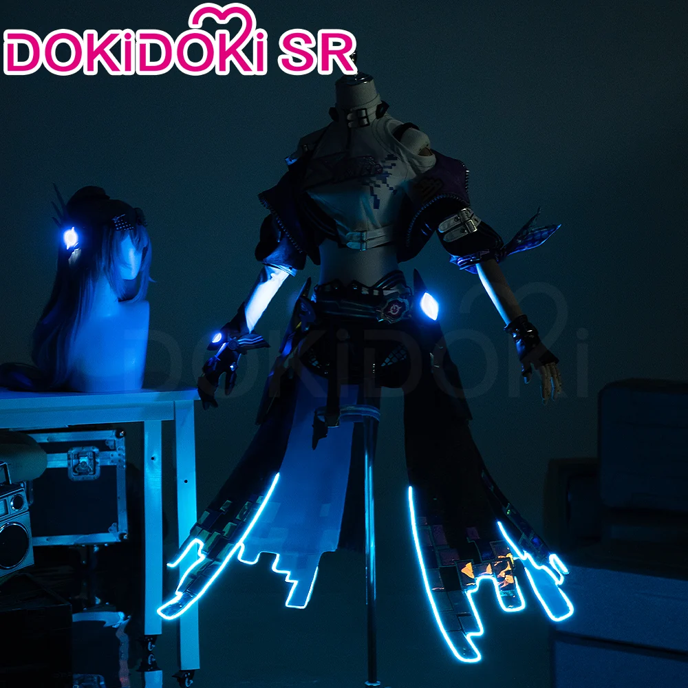 【Glowing】DokiDoki-SR Honkai: Star Rail Cosplay Silver Wolf LV.999 Costume / Tail Planarcadia SP - Image 3