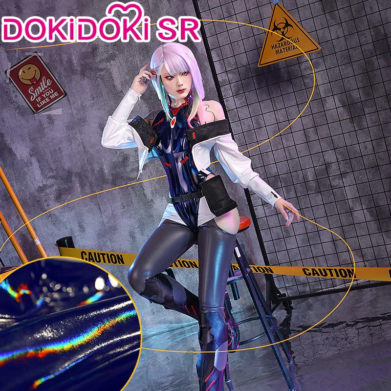 【US/EU LOCAL SHIPPING 】【Size S-2XL】DokiDoki-SR Game Anime Cosplay Costume Racing Suit / Wig - Image 2
