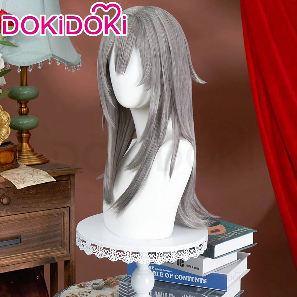 【US/EU LOCAL SHIPPING 】DokiDoki Game Honkai: Star Rail Cosplay Heroine Stelle Cosplay Wig  Long Grey Trailblazer - Image 2