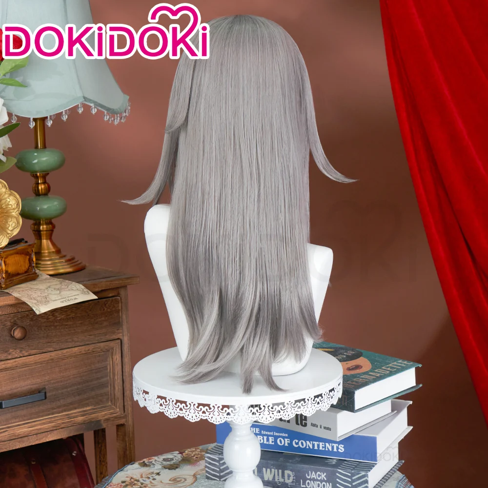 【US/EU LOCAL SHIPPING 】DokiDoki Game Honkai: Star Rail Cosplay Heroine Stelle Cosplay Wig  Long Grey Trailblazer - Image 3