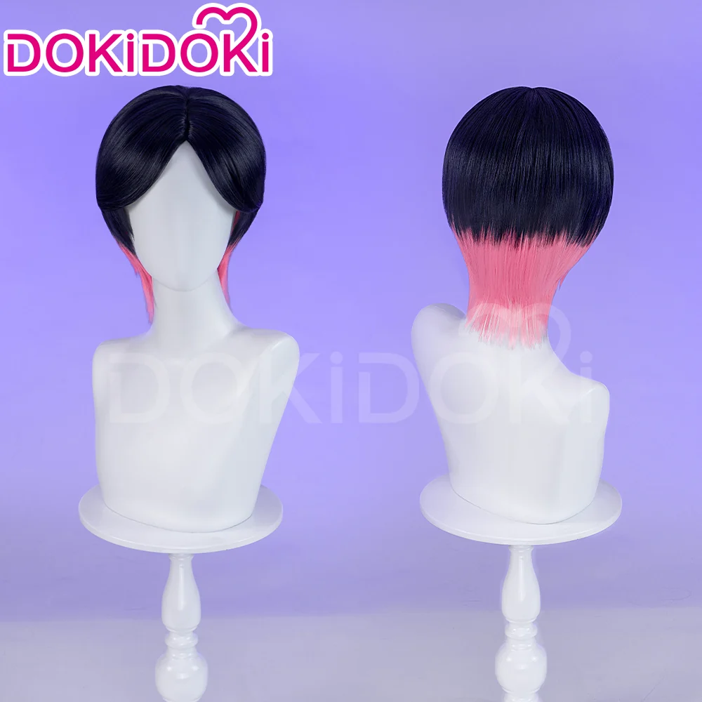 DokiDoki Game Valorant Cosplay Clove Wig Short Straight Hair - Image 2