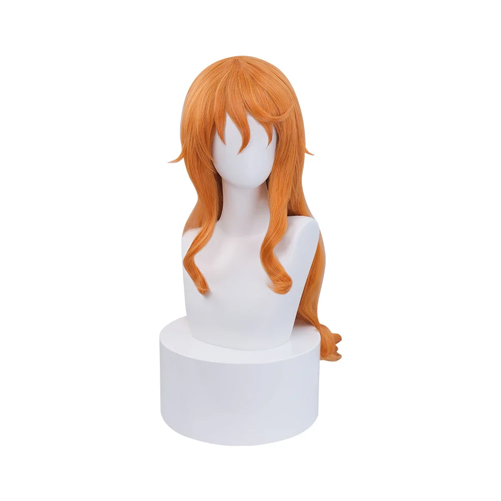 【Ver. 3 Ready For Ship】DokiDok Anime Cosplay Short/ Long Orange Wig / Tattoo Sticker - Image 11