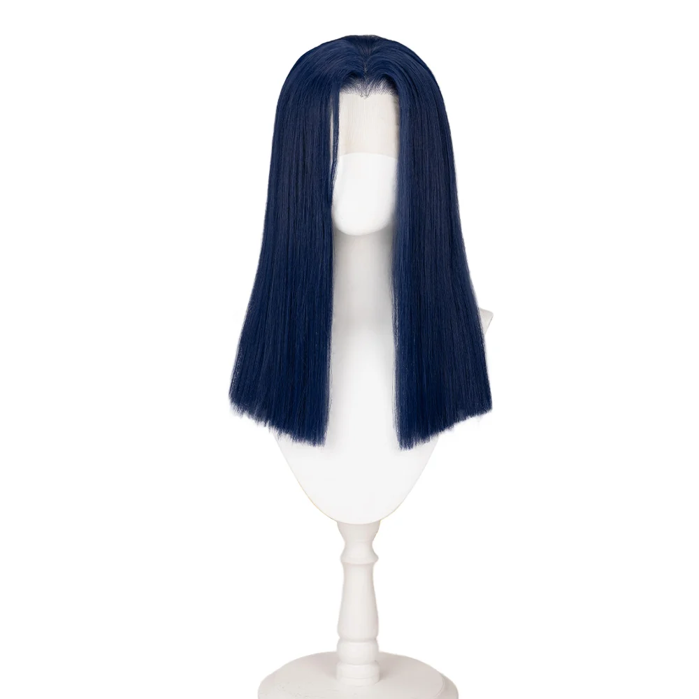 【Partially Ready For Ship】【Front Lace】DokiDoki Game Wig / Eyepatch the Sheriff of Piltover Long Straight Purple Hair - Image 21