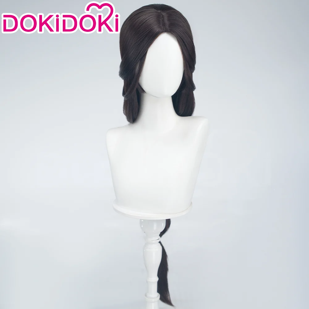 DokiDoki Anime Avatar:The Last Airbender Cosplay Katara Wig Long Dark Brown Hair Braid - Image 2