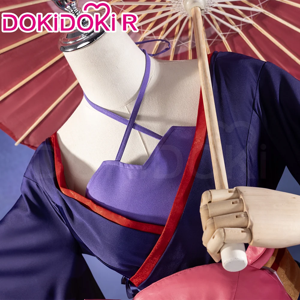 【In Stock】DokiDoki-R Anime Cosmic Princess Kaguya! Cosplay Runami Yachiyo Costume / Umbrella / Octopus Plush - Image 3