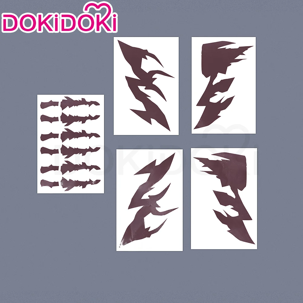 【Ready For Ship】Dokidoki Anime Cosplay Wig Women Halloween Green Wig / Tattoo Short Hair - Image 13