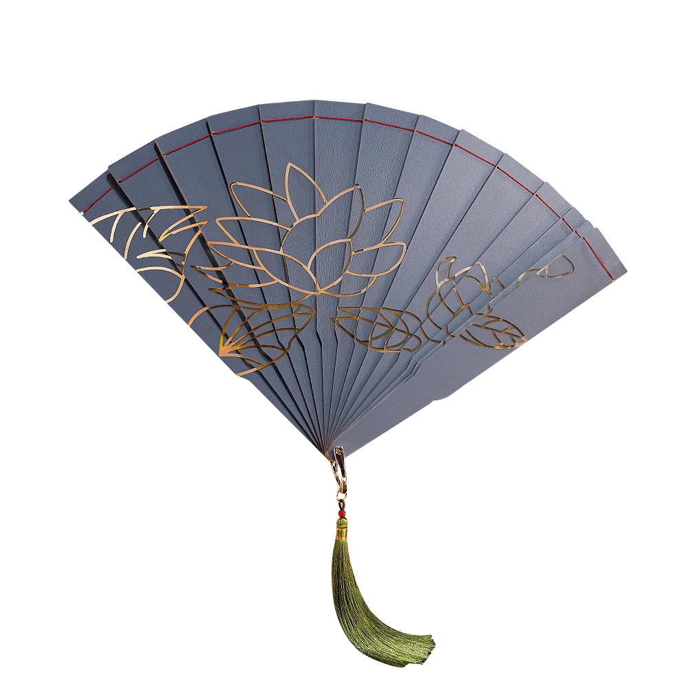 【Ready For Ship】DokiDoki Anime Cosplay Accessory Gold Mirror Fan Prop - Image 6