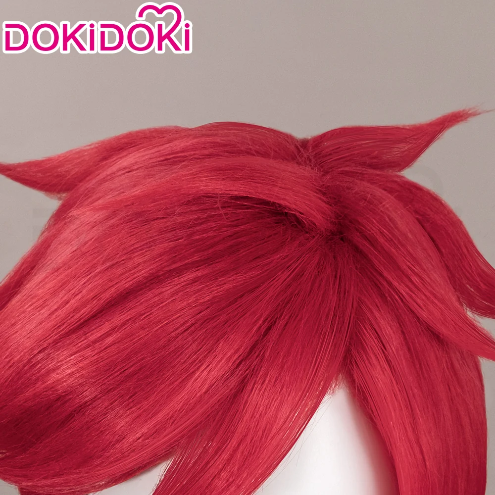 【Ready For Ship】DokiDoki Anime Cosplay Wig / Glasses / Ears / Headpieces Short Red Black / Black Gloves Red Nails - Image 12