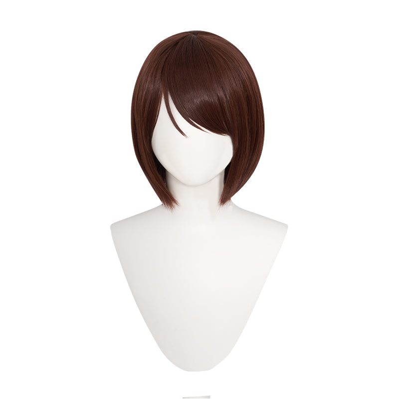 【Ready For Ship】DokiDoki Anime Cosplay Cosplay Wig Short Straight Brown Hair - Image 5