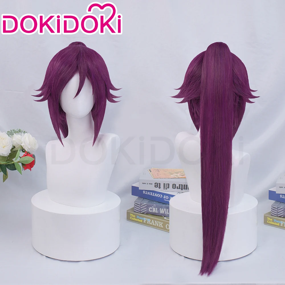 【Ready For Ship】DokiDoki Anime Cosplay Long Straight Purple Hair