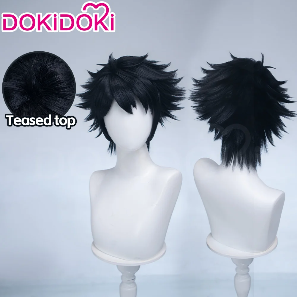 DokiDoki Anime Cosplay Pirate Captain Wig Short Black Hair