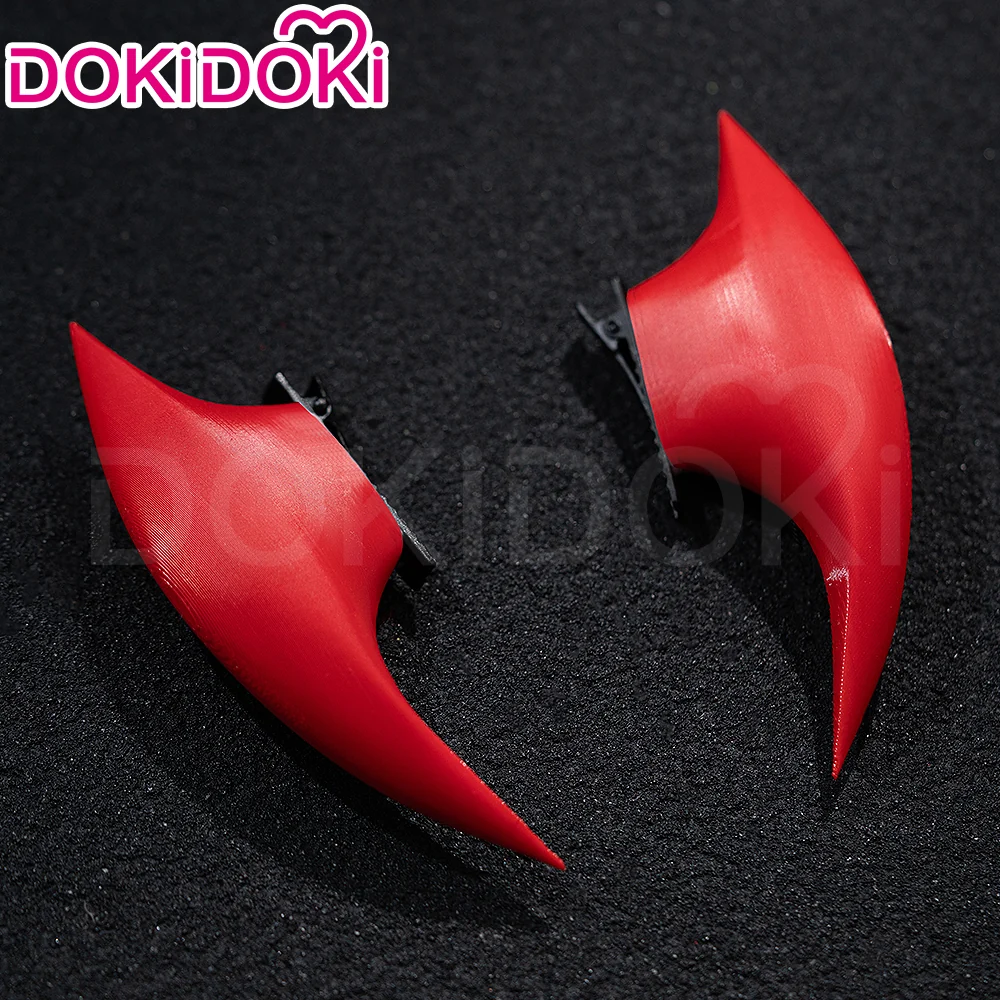 【Ready For Ship】DokiDoki Anime Cosplay Scantty Cosplay Wig Long Curly Light Dark Green Gradient Hair /  Horn - Image 8