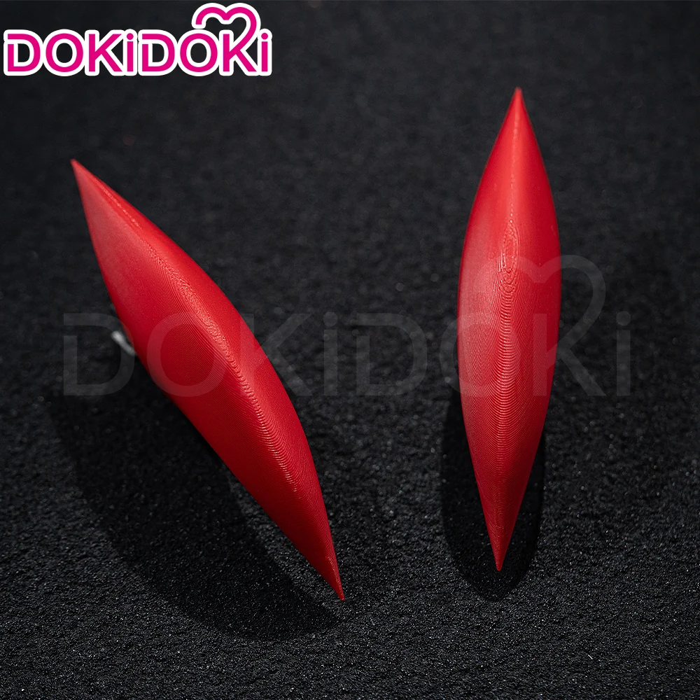 【Ready For Ship】DokiDoki Anime Cosplay Scantty Cosplay Wig Long Curly Light Dark Green Gradient Hair /  Horn - Image 9