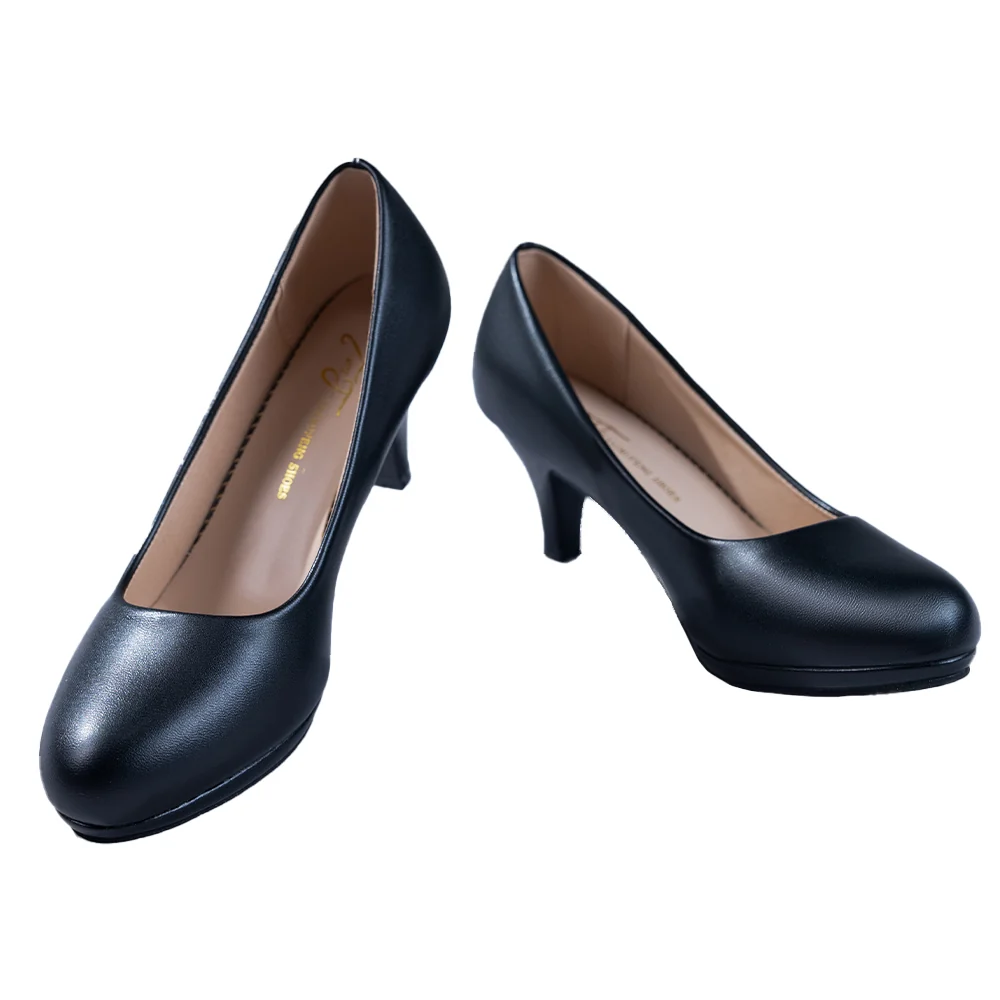 DokiDoki Anime Cosplay Shoes Black High Heels - Image 4