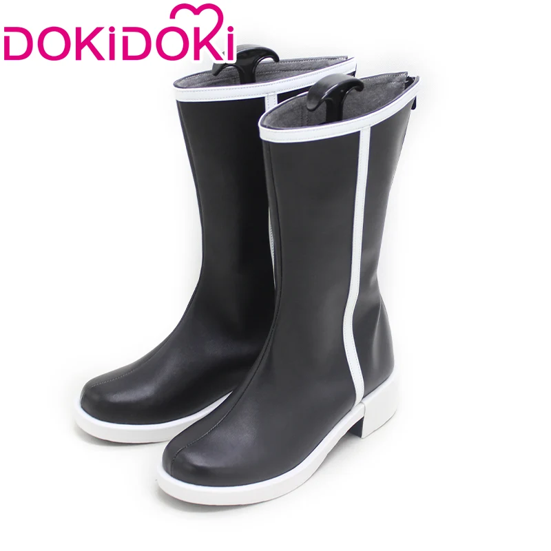DokiDoki Anime Cosplay  Shoes Black Boots - Image 2