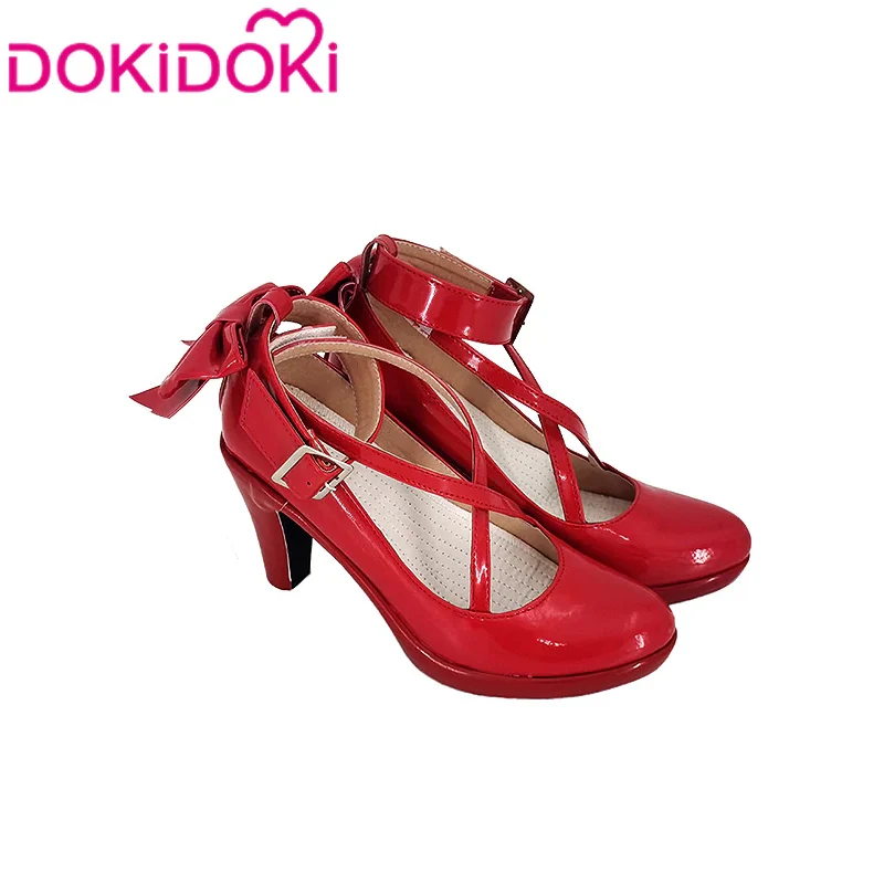 DokiDoki Anime Cosplay Shoes Red High Heels