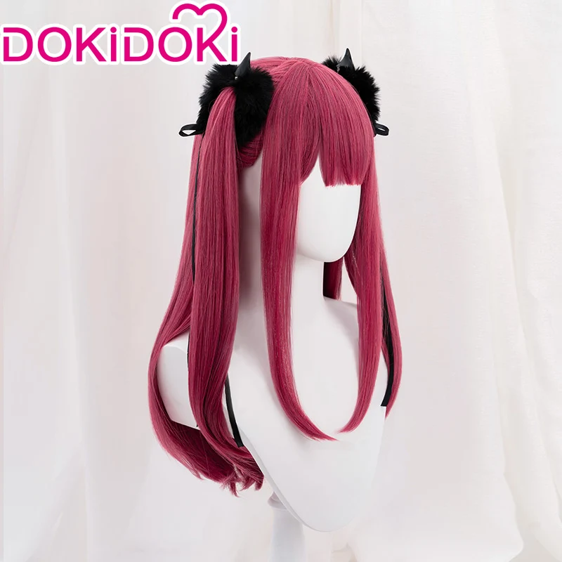 DokiDoki Anime Cosplay Wig Little Devil Ver Long Red - Image 2