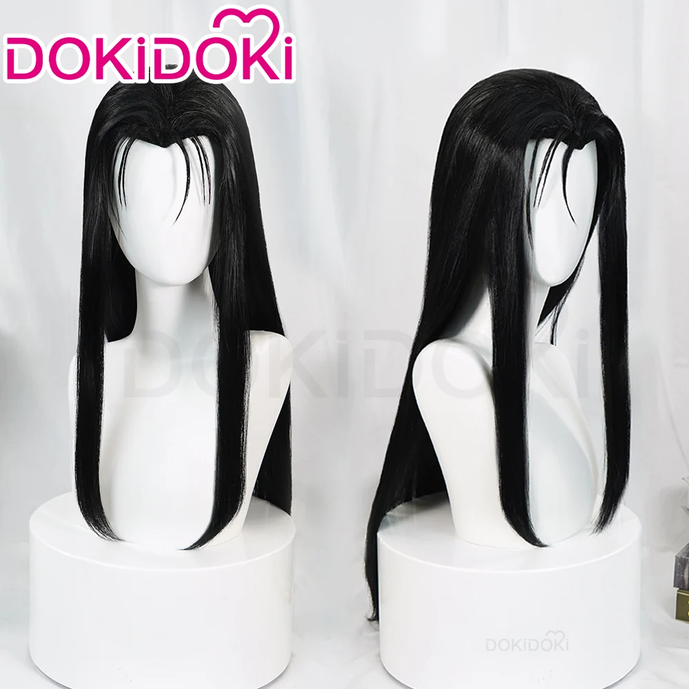 DokiDoki Anime Cosplay Wig Long Straight Black Hair
