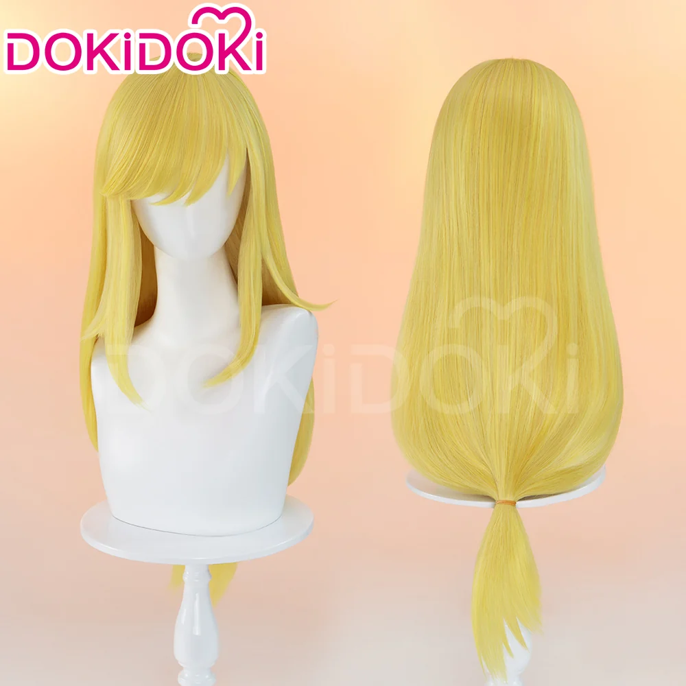 【Ready For Ship】DokiDoki Anime Cosplay Wig Long Straight Yellow Hair