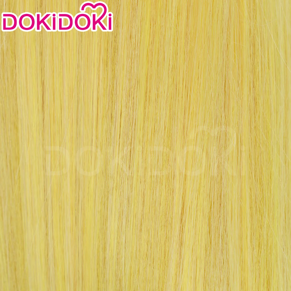 【Ready For Ship】DokiDoki Anime Cosplay Wig Long Straight Yellow Hair - Image 4