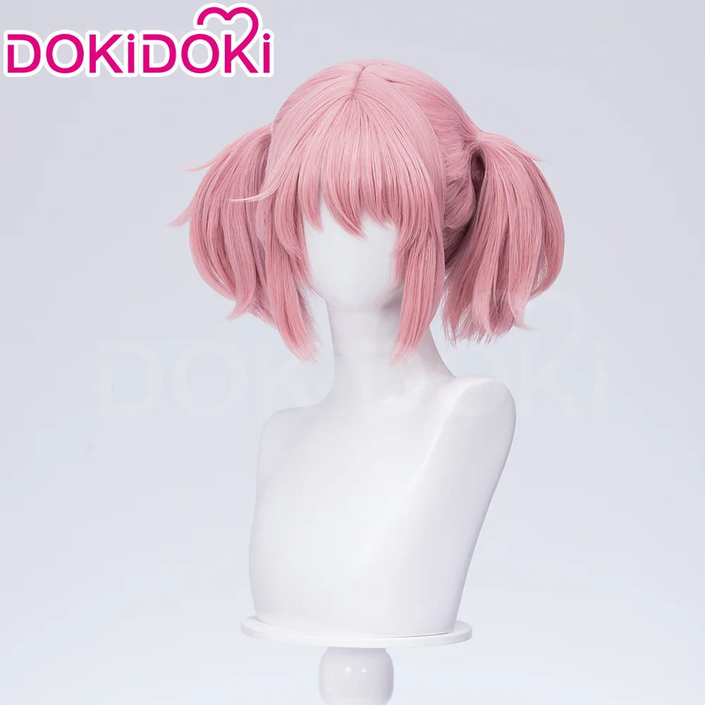 【Partially Ready For Ship】DokiDoki Anime Cosplay Wig Pink Straight Hair / Headwear Cute Halloween - Image 12