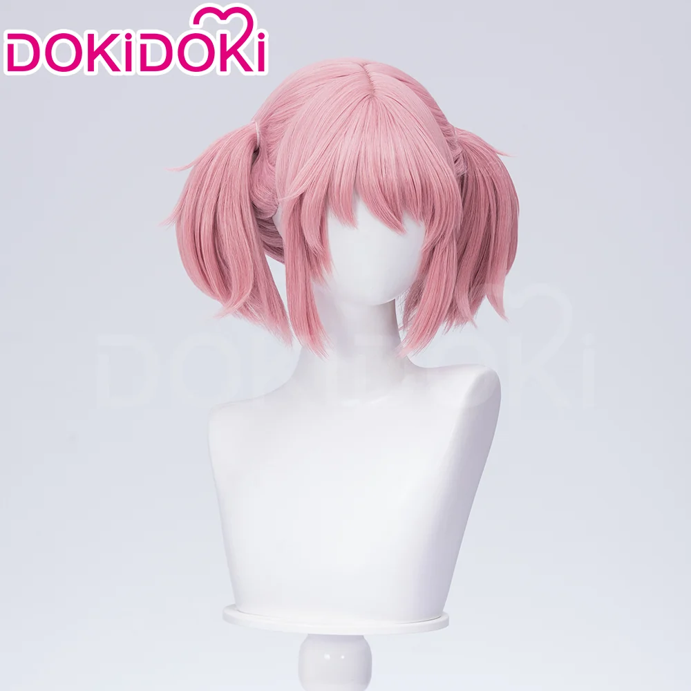 【Partially Ready For Ship】DokiDoki Anime Cosplay Wig Pink Straight Hair / Headwear Cute Halloween - Image 13