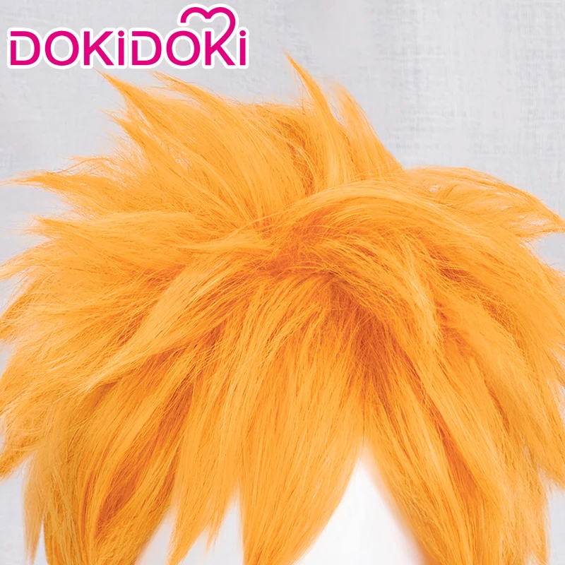 【Ready For Ship】DokiDoki Anime Cosplay Wig Short Orange - Image 4