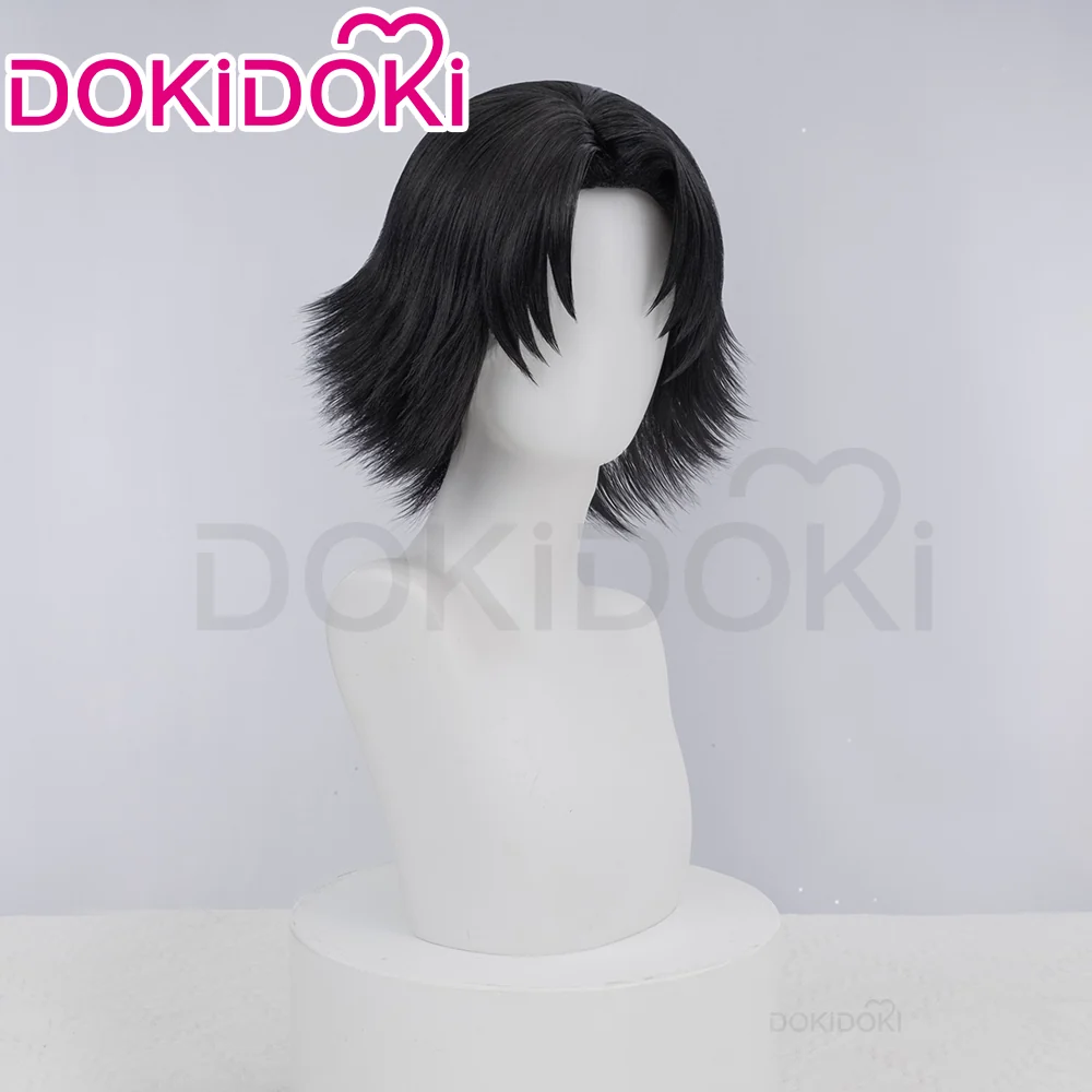 【Ready For Ship】DokiDoki Anime Cosplay Wig Short Straight Black Hair - Image 2