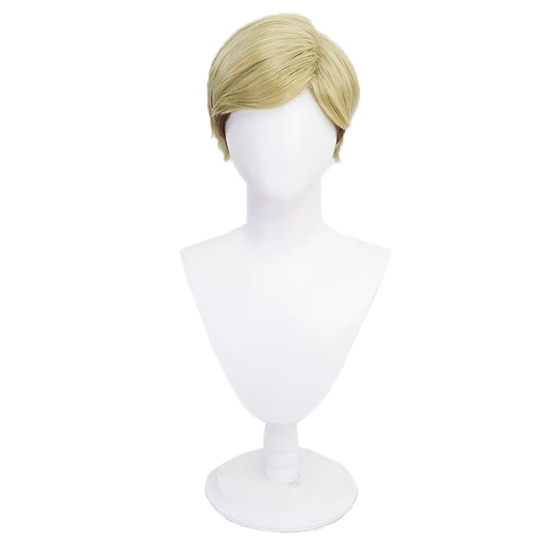 【Ready For Ship】DokiDoki Anime Cosplay Wig Short Straight Brown Beige Wig - Image 4