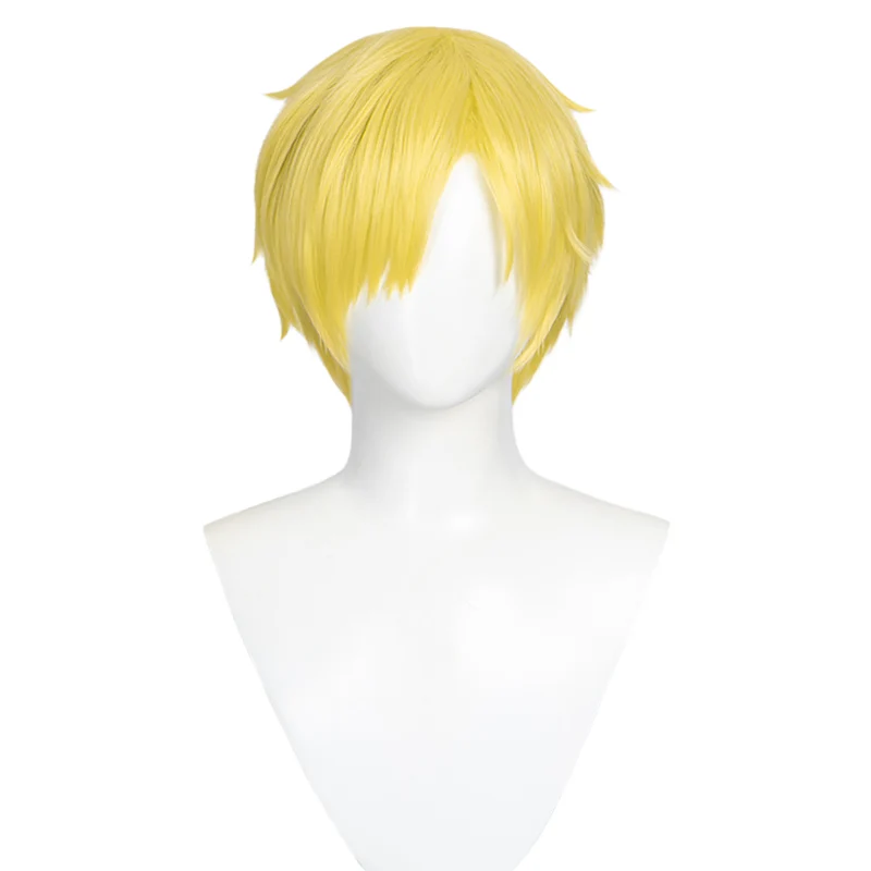 【Ready For Ship】DokiDoki Anime Cosplay Wig Yellow Short Wig - Image 4