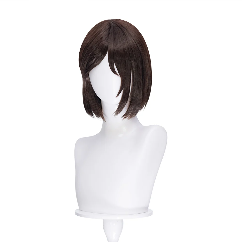 【Ready For Ship】DokiDoki Anime Cosplay Women Sister Wig Short Straight Brown Platinum Blonde Hair - Image 5