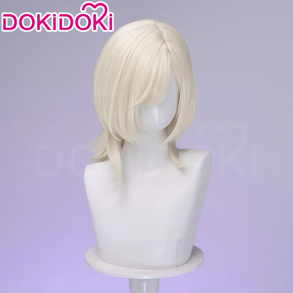 【Ready For Ship】DokiDoki Anime Cosplay Women Sister Wig Short Straight Brown Platinum Blonde Hair - Image 8
