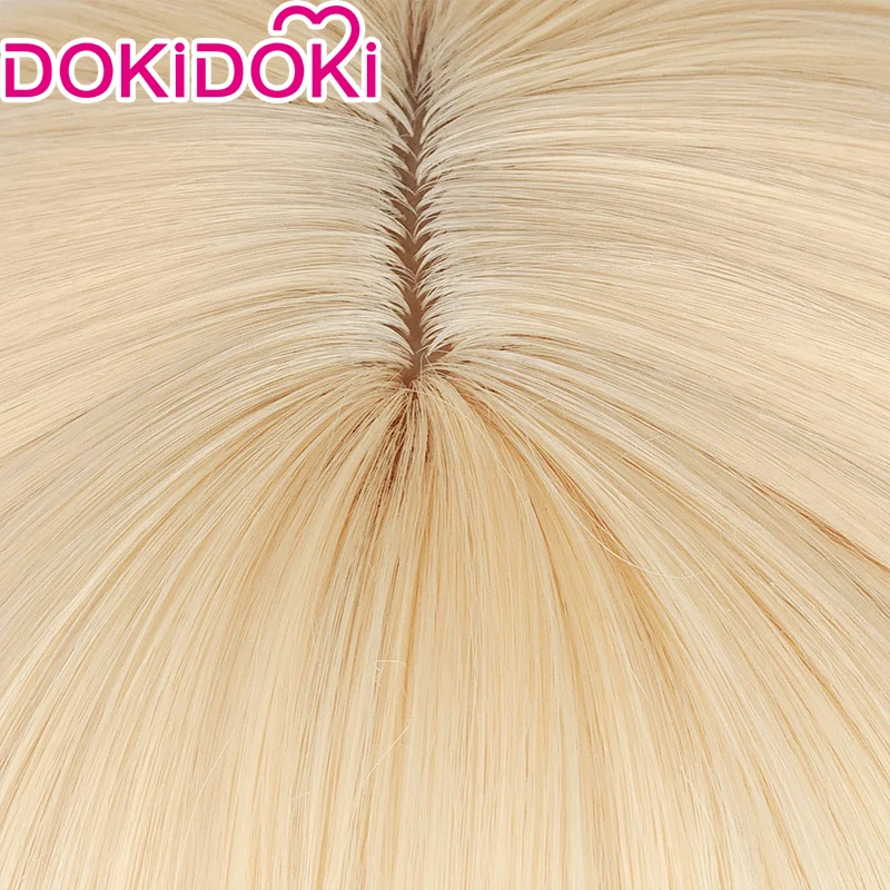 【Partially Ready For Ship】DokiDoki Anime Cosplay Women Wig / Ear Clip / Tattoo Sticker Long Golden Pink Gradient Silver Purple Hair Bunny Girl - Image 5