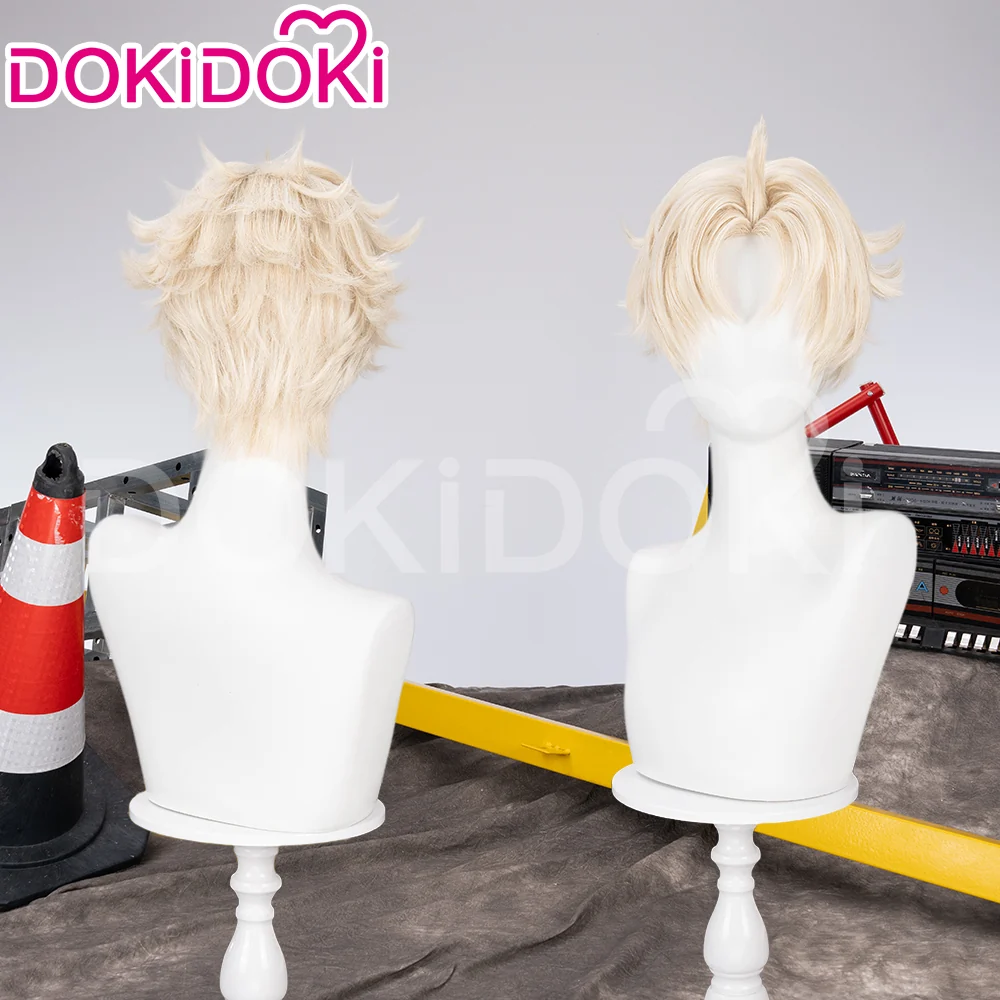 【Ready For Ship】DokiDoki Anime DDD Cosplay Cosplay Wig Short Blonde Hair