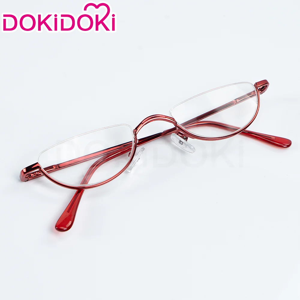 【Partially Ready For Ship】DokiDoki Anime DDD Cosplay Wig / Glasses / Eyepatch / Earrings  Long Straight White Hair - Image 12