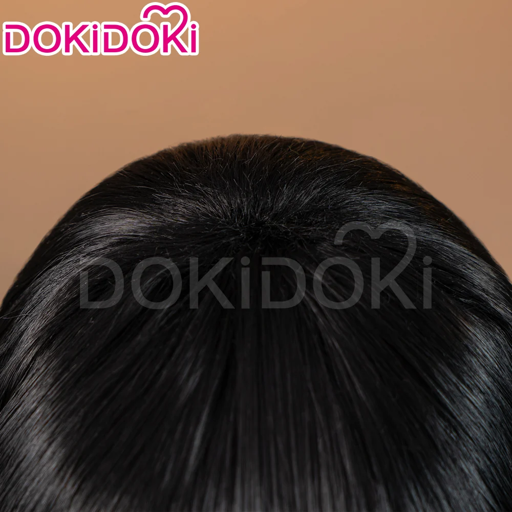 【Ear & Tail Ready For Ship】DokiDoki Anime Delicious in Dungeon Cosplay Izutsumi Wig / Ears / Tail Short Straight Black Wig Dungeon Meshi - Image 5