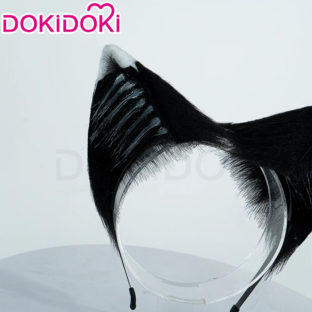 【Ear & Tail Ready For Ship】DokiDoki Anime Delicious in Dungeon Cosplay Izutsumi Wig / Ears / Tail Short Straight Black Wig Dungeon Meshi - Image 8