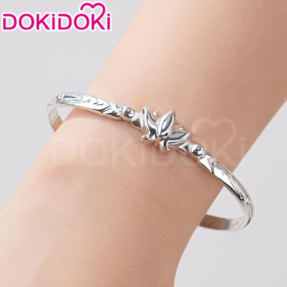 【Partially Ready For Ship】DokiDoki Anime Cosplay Wig / Accessory / Bracelets Long Purple Straight Hair - Image 8