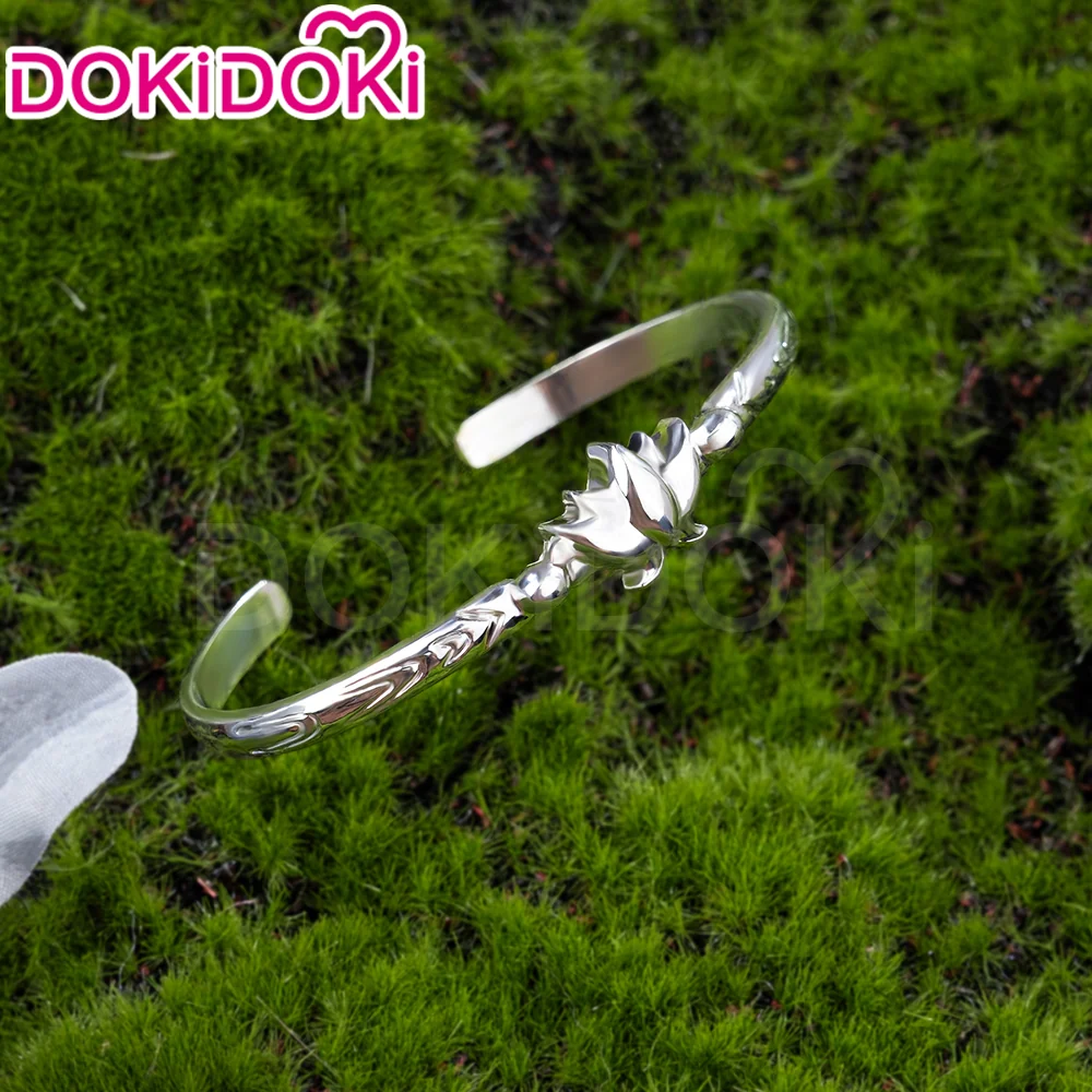 【Partially Ready For Ship】DokiDoki Anime Cosplay Wig / Accessory / Bracelets Long Purple Straight Hair - Image 9
