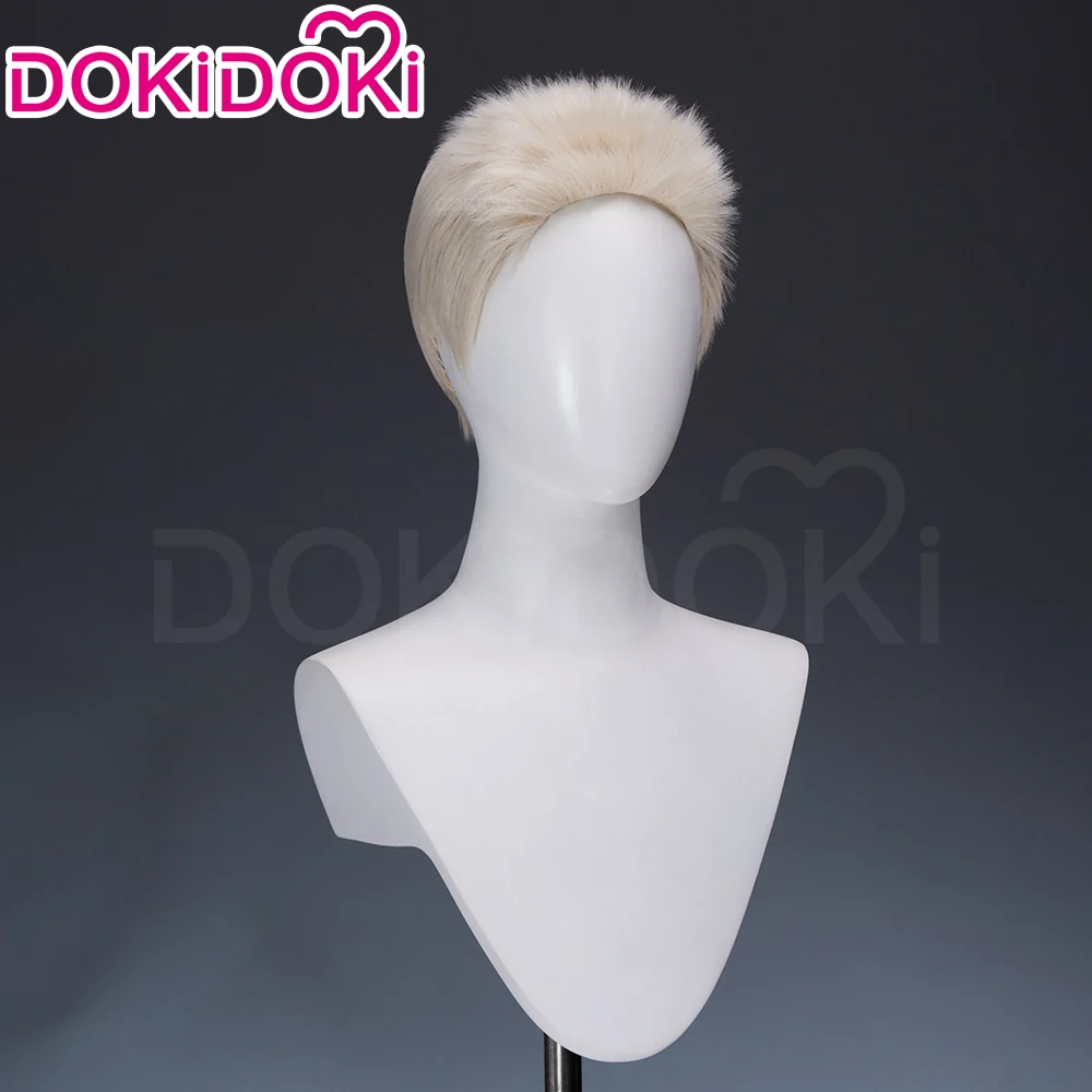 【Ready For Ship】DokiDoki Anime GACHIAKUTA Cosplay Semiu Grier Wig Short White Hair Semyu Guraia - Image 3