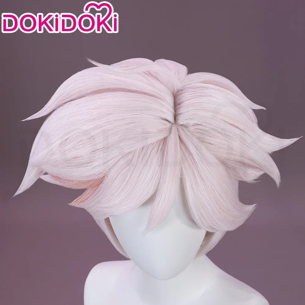 【Partially Ready For Ship】DokiDoki Anime Hell Hotel Cosplay Wig Pink Short / Long Pre Crimped - Image 5