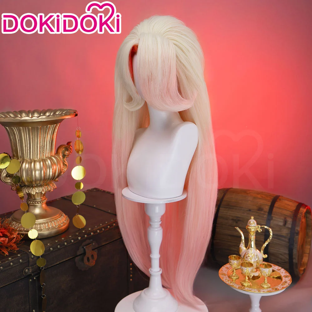 【Partially Ready For Ship】DokiDoki Anime Hell Hotel Cosplay Wig Pink Short / Long Pre Crimped - Image 8