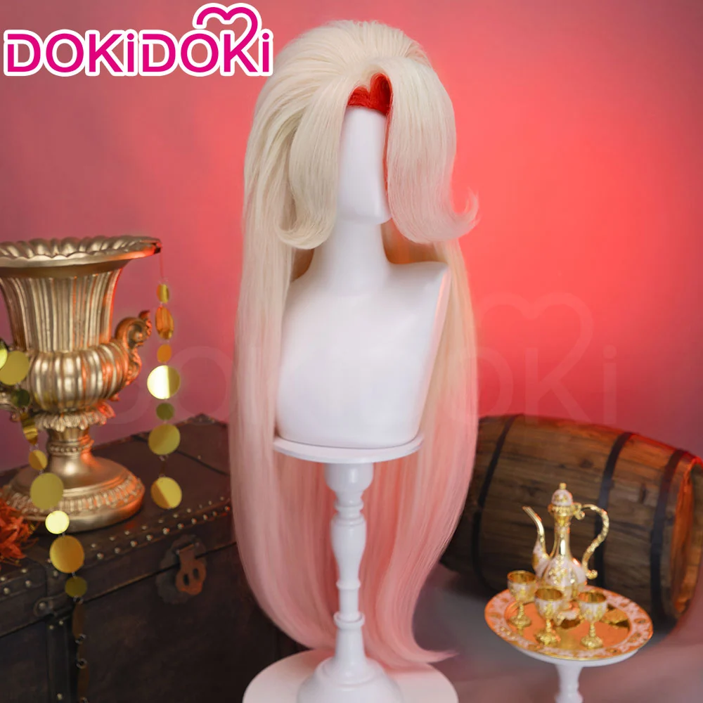 【Partially Ready For Ship】DokiDoki Anime Hell Hotel Cosplay Wig Pink Short / Long Pre Crimped - Image 9