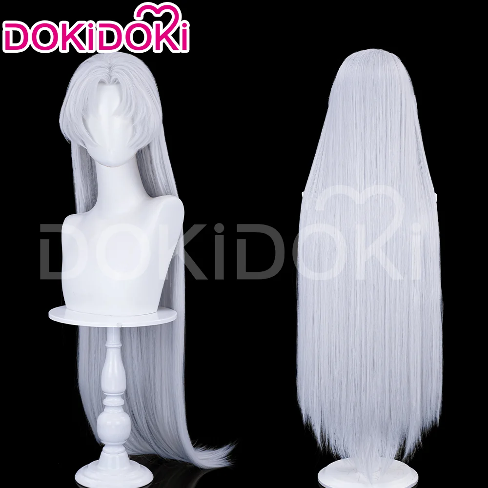 【Ready For Ship】DokiDoki Anime Cosplay Wig Long Straight Silver Men Hair