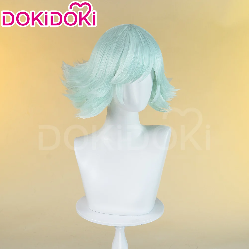 【Ready For Ship】DokiDoki Anime Kamisama Kiss Cosplay Mizuki Wig Short Straight Green / White Wig Women - Image 8